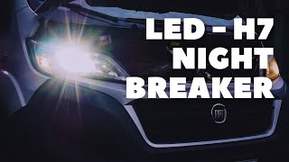 OSRAM Night Breaker LEDH7 Review  Einbau Anleitung Fiat Ducato [upl. by Barby]