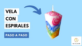 Como Hacer VELAS de PARAFINA con molde 🌀 [upl. by Ocsirf]