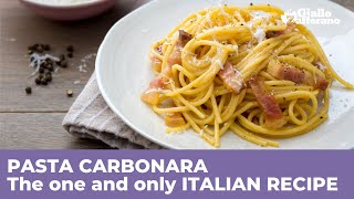 HOW TO MAKE the REAL ITALIAN CARBONARA  Original recipe [upl. by Keyte]