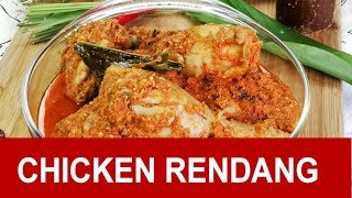 Chicken Rendang  How to cook in 4 easy steps [upl. by Sliwa]