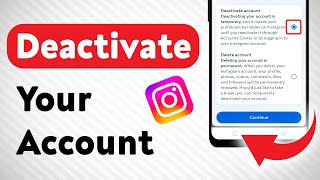 How to Deactivate Your Instagram Account Updated [upl. by Adnorrahs33]