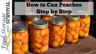 How to Can Peaches Step by Step [upl. by Free]