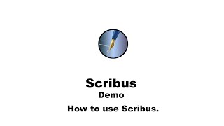 How to Use Scribus [upl. by Blumenfeld837]