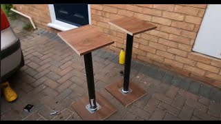 DIY monitor speaker stands [upl. by Latsryk286]