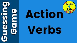 Action Verbs Game [upl. by Ocer179]