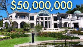 Touring 50 Million Dollar Los Angeles Mansion [upl. by Nofpets]