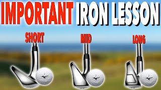 REALLY IMPORTANT IRON LESSONDONT OVERLOOK Simple Golf Tips [upl. by Acirtal]