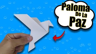 Como HACER una PALOMA de la PAZ de PAPEL [upl. by Louth]