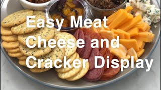 Easy Meat Cheese and Cracker Display  Chef Jayson Powers [upl. by Noneek857]