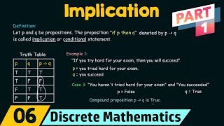 Logical Operators − Implication Part 1 [upl. by Rekab]