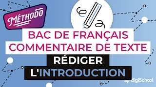 Le commentaire de texte  rédiger lintroduction  Méthodologie écriture  digiSchool [upl. by Pattin]