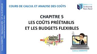 Cours calcul de coûts  GEA  Les coûts préétablis [upl. by Kenway616]