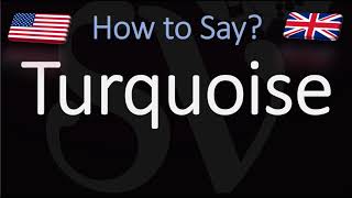 How to Pronounce Turquoise CORRECTLY [upl. by Tanney]