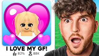 Surprising Girlfriend With Her OWN Roblox GAME [upl. by Ahsitruc]