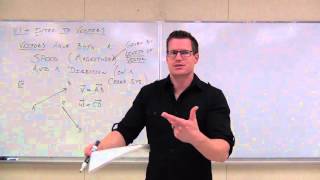 Calculus 3 Lecture 111 An Introduction to Vectors [upl. by Ailin]