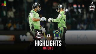 Match 5 Highlights Durban Qalandars vs Joburg Buffaloes  Zim Afro T10 [upl. by Bechler]