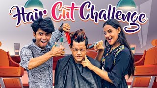 অস্থির সেলুনের অস্থির কারবার  Giving Haircut To My Brother And Sister Challenge  Rakib Hossain [upl. by Payson443]