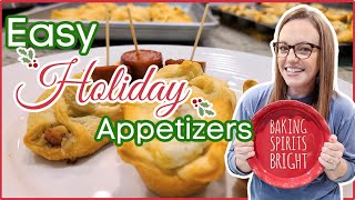 HOLIDAY APPETIZERS EASY CHRISTMAS RECIPES [upl. by Anaud]