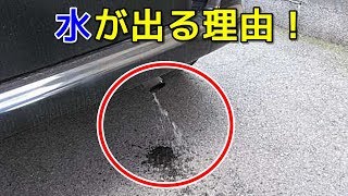 車のマフラーから水が出る理由とは！？ [upl. by Shuman611]