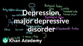 Depression and major depressive disorder  Behavior  MCAT  Khan Academy [upl. by Valene393]