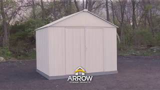 How to Assemble the EZEE Shed from Arrow Storage Products [upl. by Yodlem]