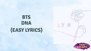 BTS  DNA Lyrics karaoke with easy lyrics [upl. by Muriah]