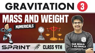 Gravitation 03  Free Fall  Mass and Weight  Class 9  NCERT  Sprint [upl. by Anoid]