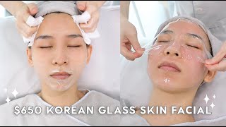 I Got a 650 Korean Glass Skin Facial [upl. by Thorbert]