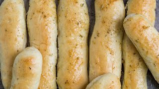 Homemade Breadsticks Better than Olive Garden [upl. by Ailadgim502]