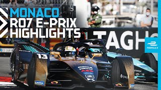 Race Highlights  2021 Monaco EPrix  Round 7 [upl. by Ahsemrac]