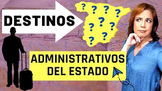 DONDE te destinan si apruebas la OPOSICION de AUXILIAR ADMINISTRATIVO ADMINISTRATIVO y GESTIÓN [upl. by Aikemal783]