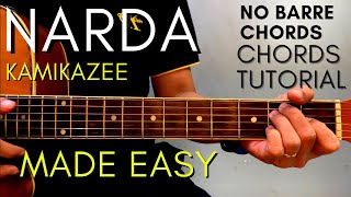 Kamikazee  NARDA Chords EASY GUITAR TUTORIAL for Acoustic Cover [upl. by Aicenod]