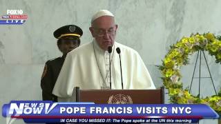 FNN Pope Speaks in English at the UN [upl. by Warde347]