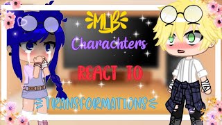 MLB Character’s react to transformations Gacha Club MLB Fandom🐱🐞 [upl. by Naened]