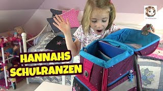 WHATS IN MY SCHOOLBAG  Hannah packt ihren Schulranzen 🎒 Back to School [upl. by Norahc]