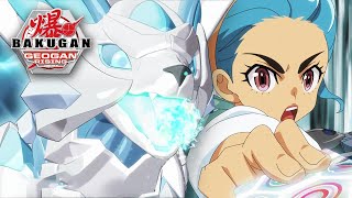 Fenneca amp Lias MOST INTENSE Bakugan Battles  BAKUGAN GEOGAN RISING  Bakugan Official [upl. by Aicilaanna]