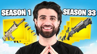 Ranking the BEST Weapon from EVERY Fortnite Season [upl. by Rufina]