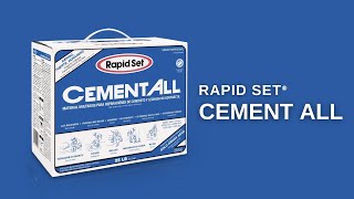 Rapid Set® Cement All® [upl. by Ilyssa846]