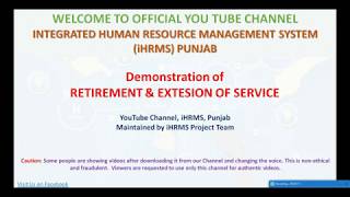 How to Update Retirement and Extension in Service Details [upl. by Bridie143]