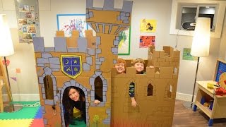 Build a Cardboard Castle Fort [upl. by Jeane]