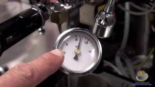 How to Adjust the Brew Pressure on an Expobar espresso machine [upl. by Bulley]