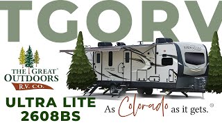 Custom Rockwood Ultra Lite 2608BS by Forest River RV WalkThrough 2021 Best Travel Trailers [upl. by Uund748]