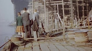 Visit to a Shipbuilding Yard 1951  BFI National Archive [upl. by Enileoj64]