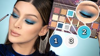 TUTORIAL DE MAQUILLAJE AZUL FACIL Y RAPIDO [upl. by Leavy]