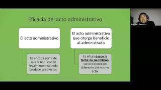 NOTIFICACIÓN Y EFICACIA DEL ACTO ADMINISTRATIVO [upl. by Rolat409]