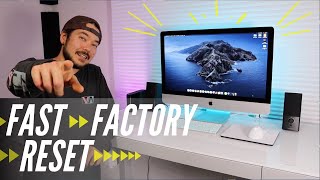 How to Factory Reset your iMac or Macbook  Quick amp Easy Steps in 2020 [upl. by Iahc439]