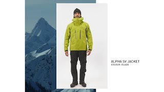 Arcteryx  Alpha SV Jacket Mens  Glade [upl. by Ainaled]