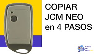 TUTORIAL 4 PASOS para COPIAR su JCM NEO con su HR MULTI 2 ✅  mandosparagarajecom [upl. by Paapanen]