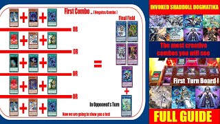 Yugioh Invoked Shaddoll Dogmatika Combos Full Guide  Everything You Need To Know [upl. by Adnauq110]