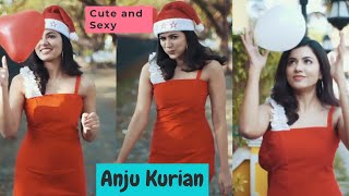 Actress Anju Kurian Christmas Photoshoot [upl. by Meehyr]